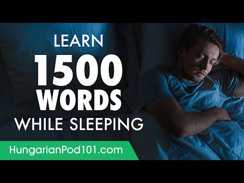 Hungarian Conversation: Learn while you Sleep with 1500 words