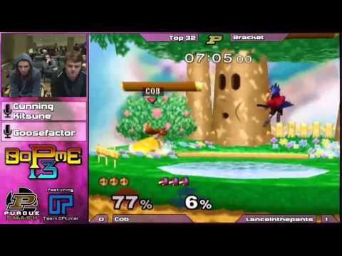 BoPME 13 - OP | LanceinthePants (Falco) vs. Spire | Cob (Peach) Winners Quarters
