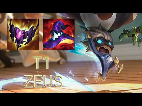 T1 Zeus Kennen Top VS Sett | KR GrandMaster Patch 14.2