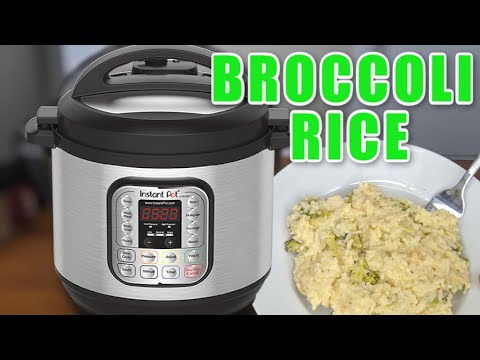 Easy Instant Pot Side Dish | Cheesy Broccoli Rice