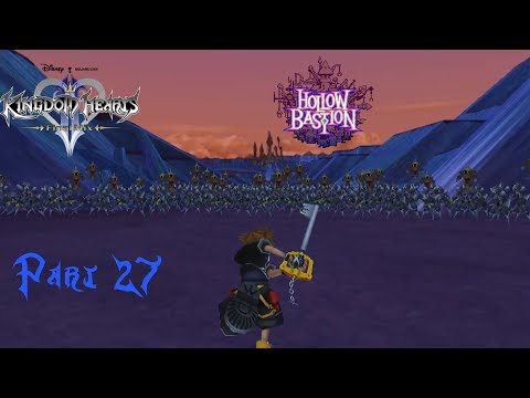 Kingdom Hearts II Final Mix Walkthrough - [Pt.27] - 1000 Heartless Battle (PS4 Pro)
