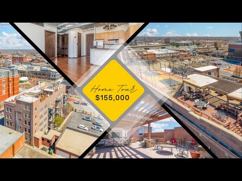 Tour this $155,000 condo in close proximity to restaurants and entertainment with a private garage.