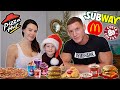 We only ate CHRISTMAS FAST FOOD for 24 hours