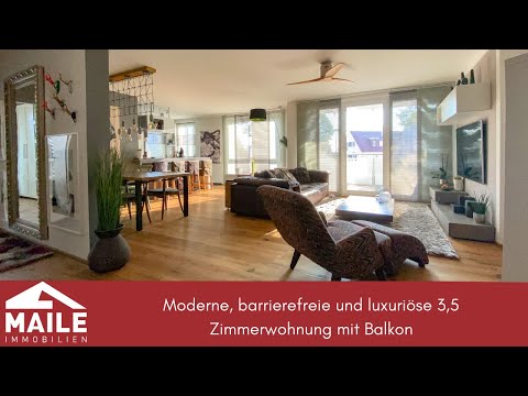 *bereits verkauft* Moderne, barrierefreie und luxuriöse 3,5 Zimmerwohnung mit Balkon
