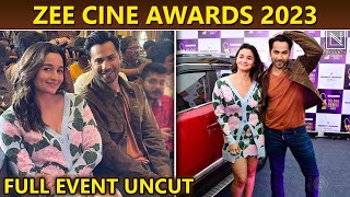 Full Event Zee Cine Awards 2023 Varun Dhawan and Alia Bhatt Talk To Media