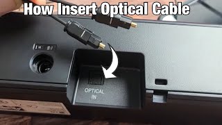How to Put in an Optical Cable