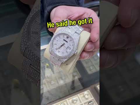 REAL or FAKE Diamonds on Rolex Bust out?!