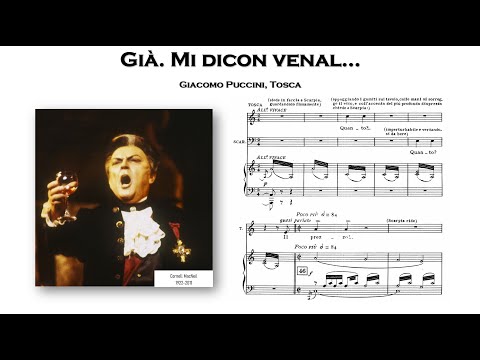 G. Puccini, Tosca - "Già. Mi dicon venal...", Cornell MacNeil