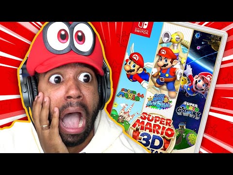 The MARIO 3D REMASTERS Are REAL? OMG! Super Mario 35th Anniversary REACTION | runJDrun