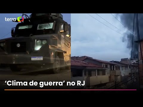 Megaoperação tenta prender traficantes do Comando Vermelho nos complexos do Alemão e da Penha