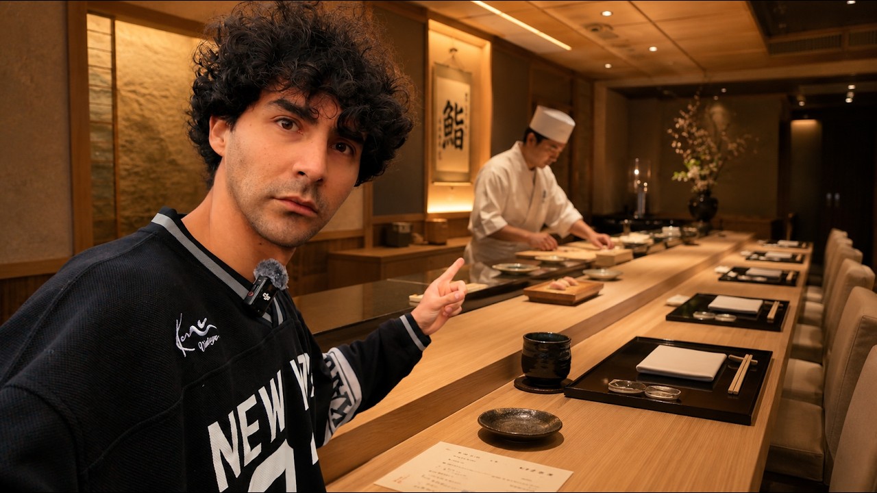 Fui al sushi de gente pudiente en Japon