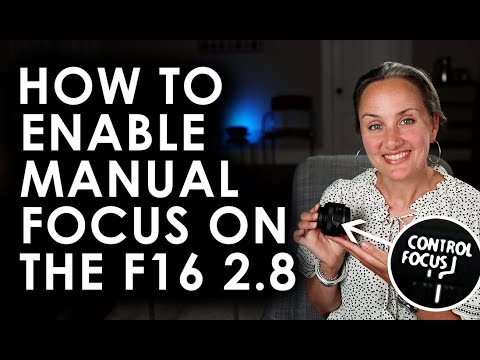 HOW TO DISABLE AUTOFOCUS ON THE CANON RF 16 LENS - How to Put The Canon RF 16 Lens Into Manual Mode