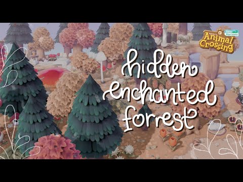 Hidden Enchanted Forest // Speed Build  - Animal Crossing New Horizons