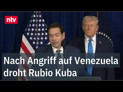 Nach Angriff auf Venezuela droht Rubio Kuba | ntv