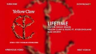 Music video thumbnail preview for Yellow Claw \u0026 Tiesto ft. Kyler England - Lifetime (Victor Niglio Remix) by Yellow Claw