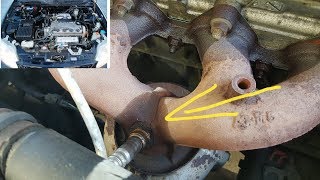 CRACKED 1996-2000 Honda civic Manifold/Catalytic converter