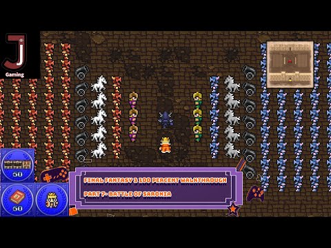 Final Fantasy 3 Pixel remaster 100 percent walkthrough Part 7- Battle of Saronia