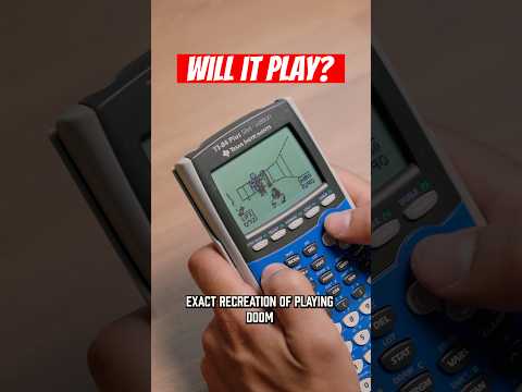 Playing DOOM on a Ti-84 Calculator