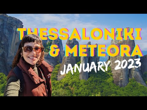 Viagem de carro por Salónica e Meteora (janeiro de 2023)