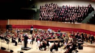 City Voices Cardiff sing Do You Wanna Build a Snowman at 2015 Disney Concert at St David's Hall