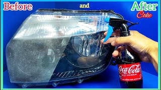 How To Restore Headlights PERMANENTLY.🚗Polishing Headlights.✅Cleaning headlights manually.