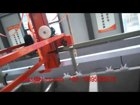 Gantry type galvanization line zinc plating production line
