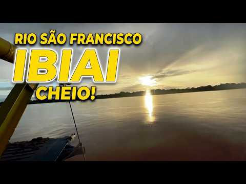 SÃO FRANCISCO SUBINDO EM IBIAÍ – ÁGUA GROSSA, PEIXE COMEÇA A APARECER