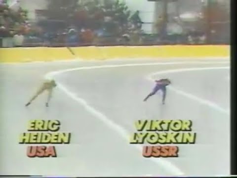 American Olympic Speed Skating Champion Eric Heiden 1980