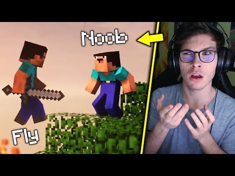¡NOOB vs HACKER INCREÍBLE! - VIDEOREACCION MINECRAFT TROLEROTUTOS
