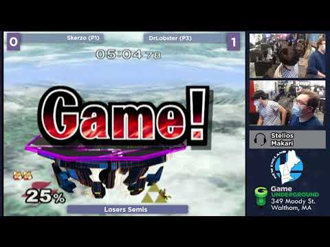 Mass Madness 33 SSBM - Skerzo (Fox) vs. DrLobster (Sheik) - Melee LSF