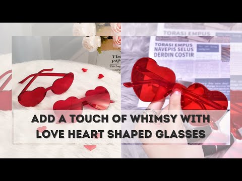 Love Heart Shaped Glasses - Heart Eyes Sunglasses  for Valentine's Day