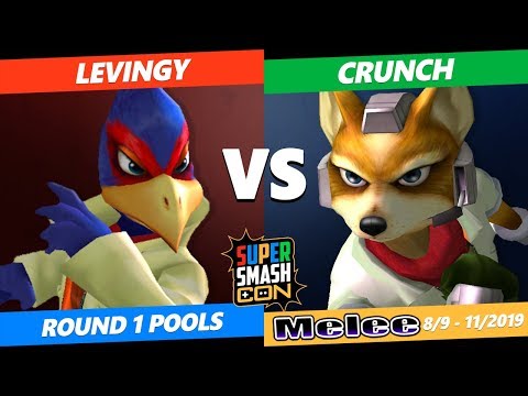 SSC 2019 SSBM -  Levingy (Falco) VS Liquid Crunch (Fox) Smash Melee Round 1 Pools