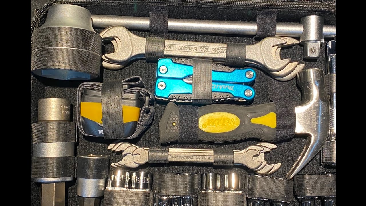 COMO MONTAR KIT REPARO DE  MOTO PARA VIAGEM #13 HOW TO ASSEMBLE MOTORCYCLE REPAIR KIT FOR TRAVEL *13