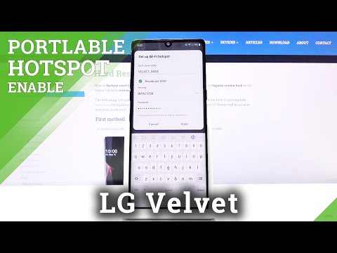 How to Enable Portable Hotspot in LG Velvet – Share Internet Connection