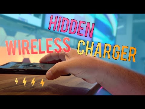 INVISIBLE Wireless Charger - NEW TECH for your Desk, Kitchen, Coffee Table. HiCharge