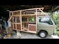 Man Turns Old Pickup Truck Into STUNNING DIY CAMPER Start To Finish By Yudaikawase