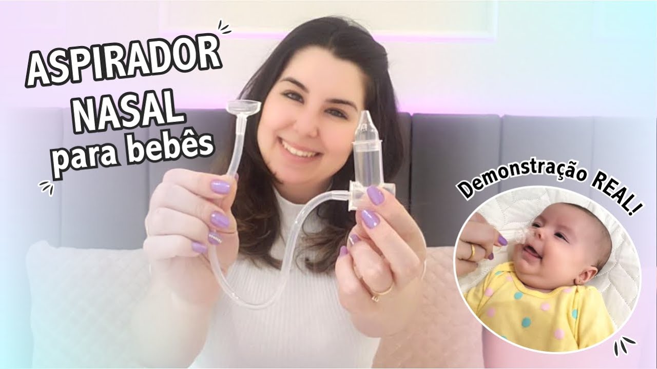 Como usar aspirador nasal em bebê