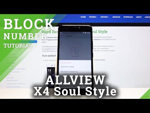 How to Block Number in ALLVIEW X4 Soul Style – Blacklist