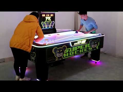 Super Hockey Arcade Air Hockey Table | Dynamic LED Game by Lifun