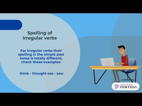 Regular and irregular verbs