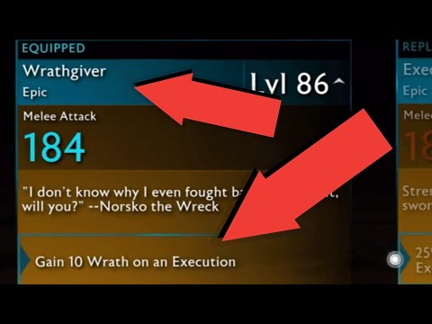 How To Get The Wrathgiver In Shadow Of War