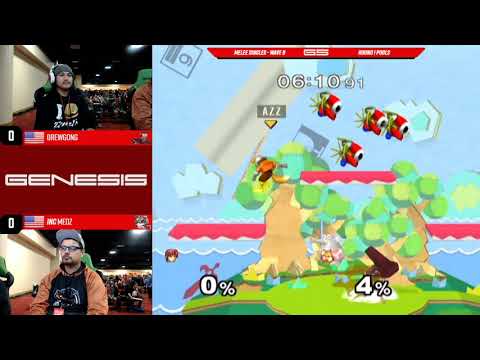 Genesis 5 - Drewgong (Marth) vs InC | Medz (Fox) - SSBM - Round 1 Pools