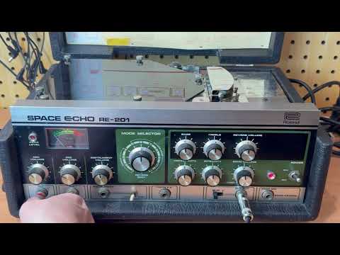 【Serviced】Rare Early 1977 Roland RE-201 Space Echo Tape Delay w/Step Down Transformer image 16