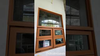 ชุดหน้าต่างบานเฟี้ยมแบบยกขึ้นพร้อมช่องแสง