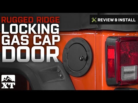 Jeep Wrangler Rugged Ridge Locking Gas Cap Door (2007-2017 JK) Review & Install