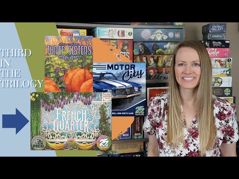 Review of FRENCH QUARTER | Third in the MCG Roll & Write Series with Motor City and Three Sisters!