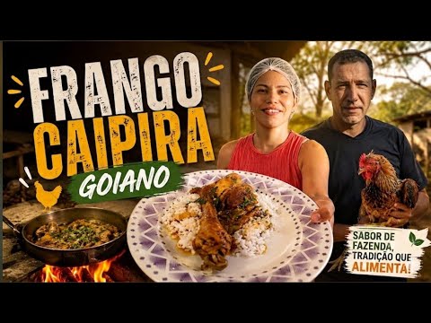 Frango caipira a moda goiana 🐔