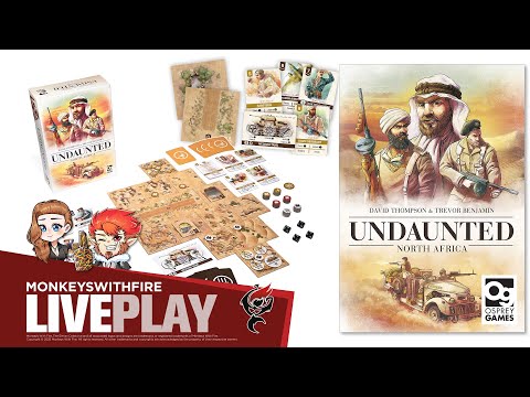 UNDAUNTED: NORTH AFRICA - OSPREY GAMES | BOARD GAME LIVE PLAY |
