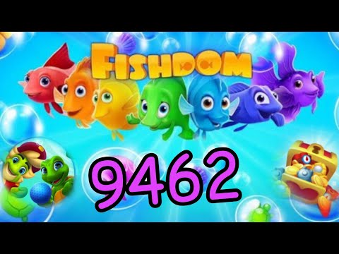 Fishdom 2022г.,NO BooSTERS 4962 level - прохождение без бустеров, 9462 уровень.