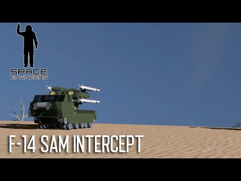 Space Engineers - F-14 SAM intercept (PMW Missile Autofire)